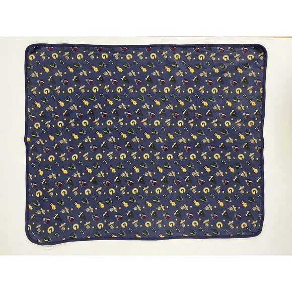 Vintage Gymboree Stadium Collection Boys Layette Blanket Sports Gym Reversible - Picture 3 of 5